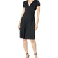 Surplice Jersey Dress