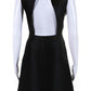 Kate Spade Womens Peek A Boo Satin Sleeveless Mini Sheath Dress Black