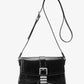 Darrington Mini Crackled Leather Crossbody Bag