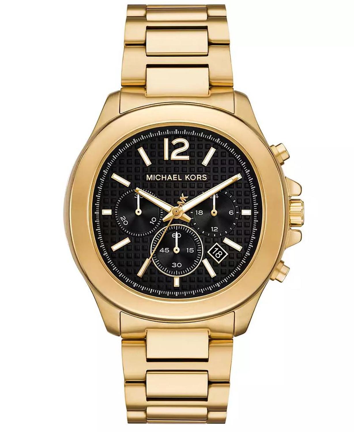 Men's Sage Chronograph Gold-Tone Stainless Steel Watch 42mm