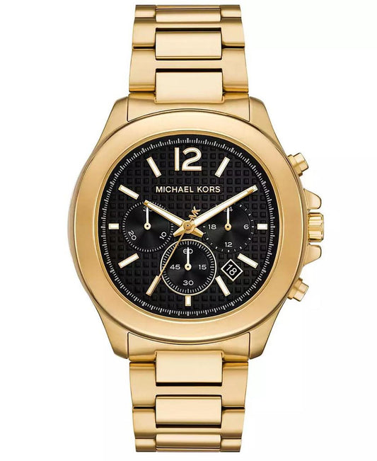 Men's Sage Chronograph Gold-Tone Stainless Steel Watch 42mm