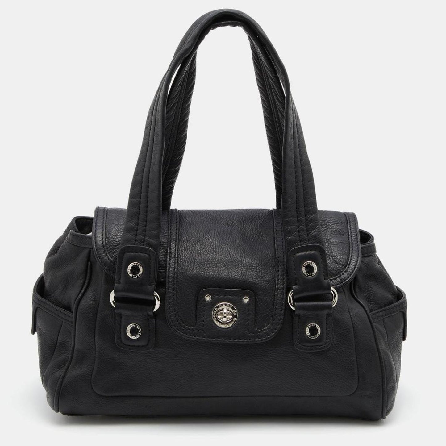 Marc By Marc Jacobs  Leather Totally Turnlock Benny Satchel