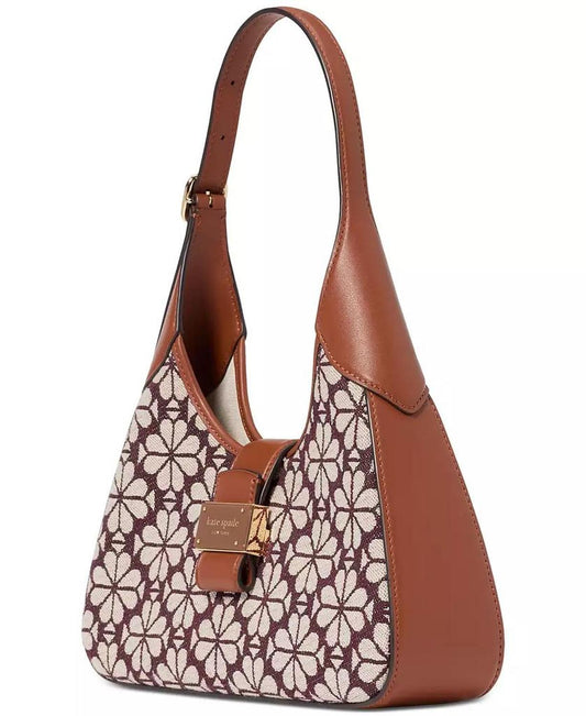 Spade Flower Jacquard Shoulder Bag