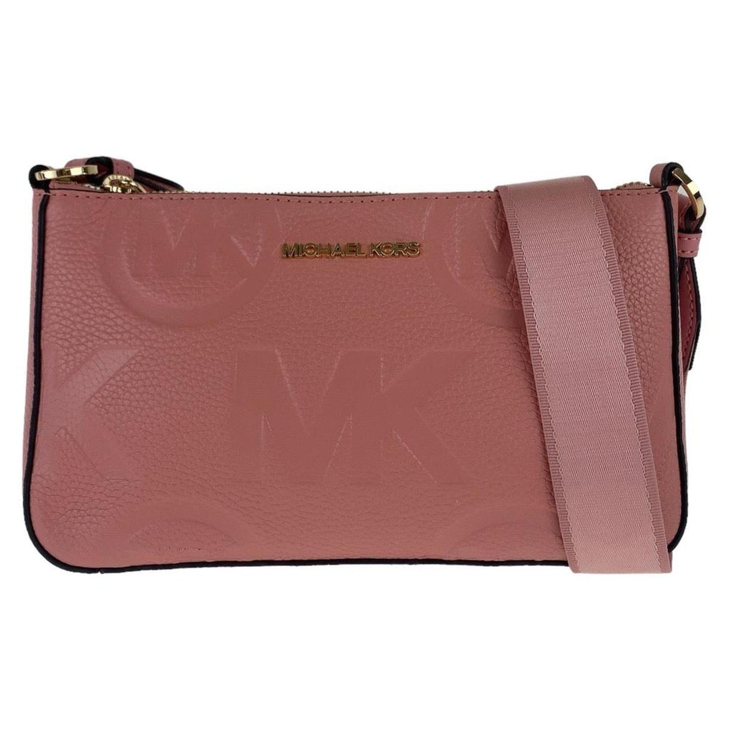 Pink Leather Shoulder Bag