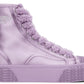 Purple 'The High Top Satin' Sneakers