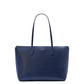 Bleecker Saffiano Leather Large Zip Top Tote