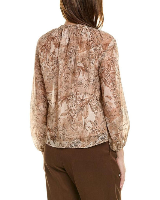 Max Mara Studio Cobra Silk-Blend Shirt