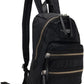 Black 'The Biker Nylon Medium' Backpack