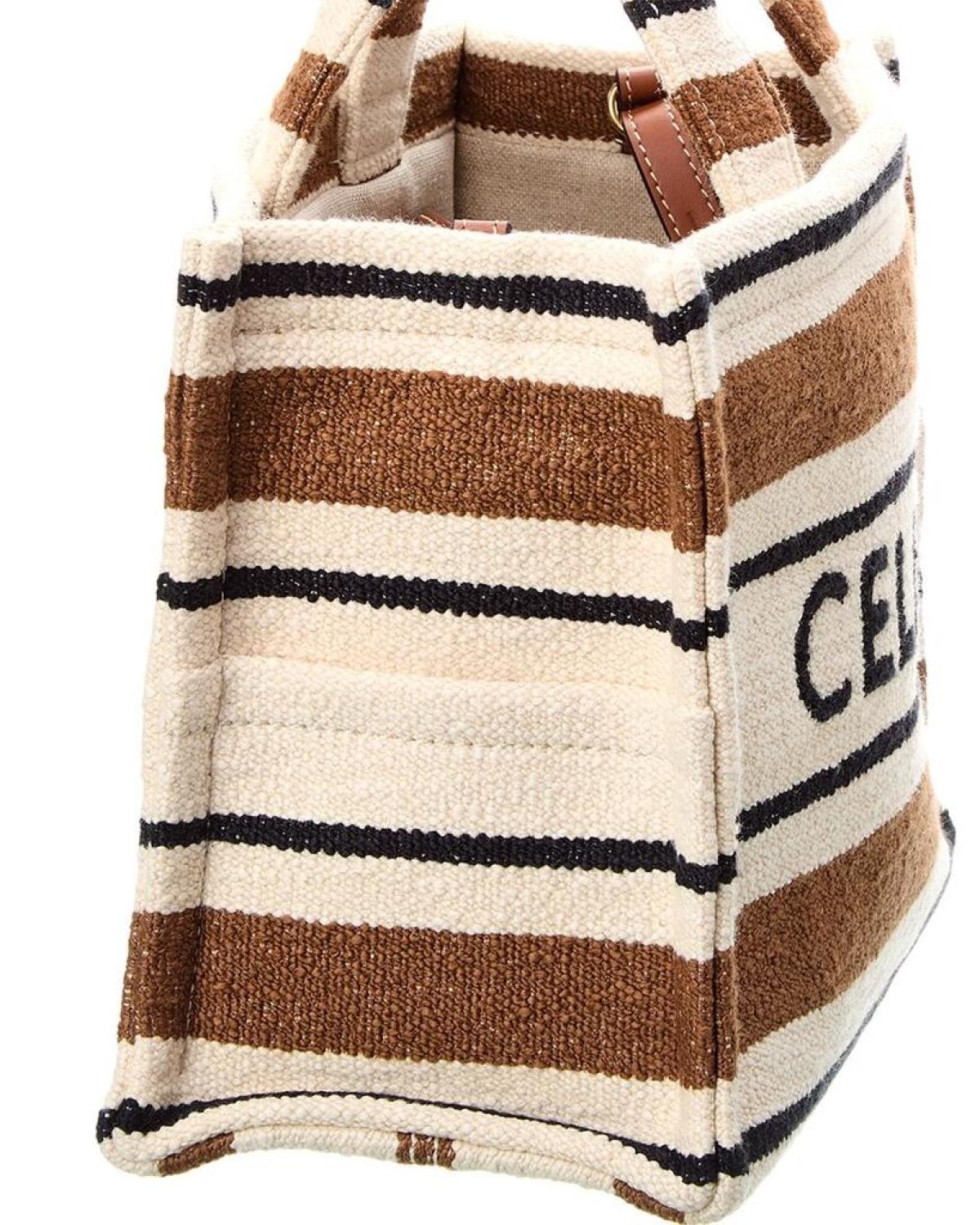 CELINE Cabas Thais Small Jacquard Tote