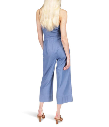 Chambray Tie Jumpsuit