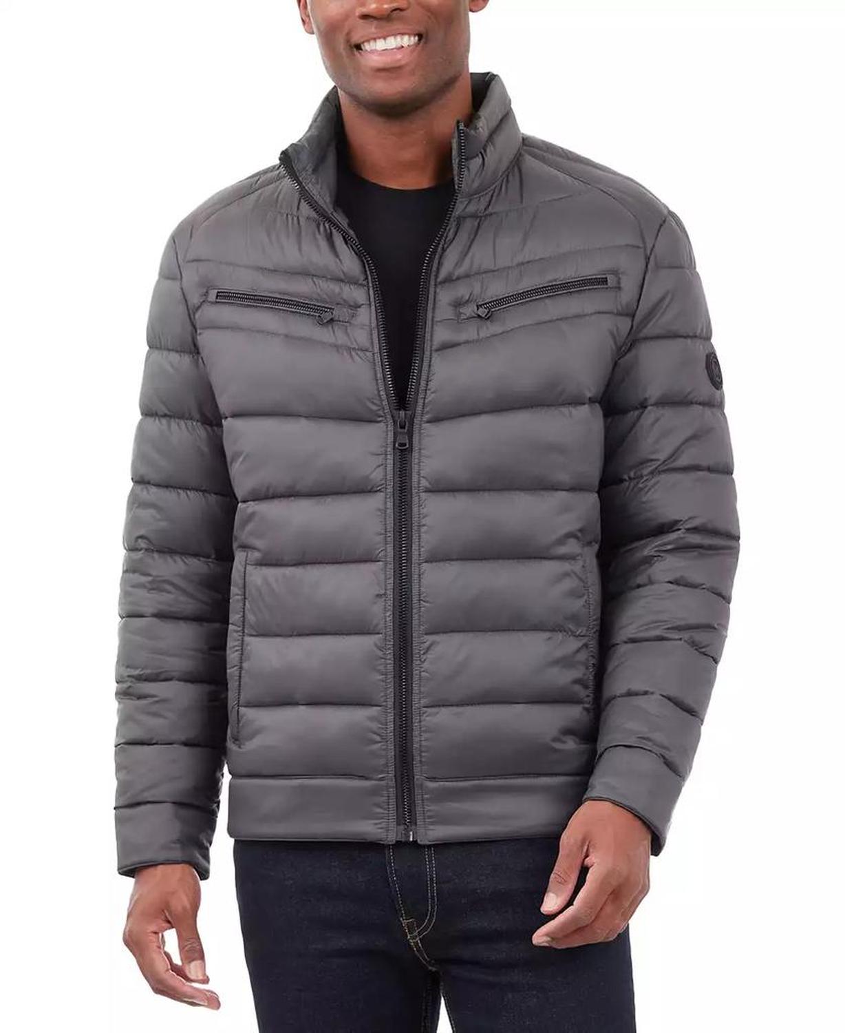 Men's Quilted Full-Zip Puffer Jacket