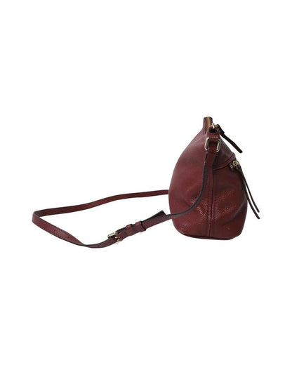 Kate Spade Cobble Hill Gabriele Crossbody Bag in Burgundy Leather