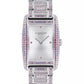 Women's Reese Silver Stainless Steel and Crystals Bracelet Watch 24.5mm