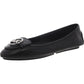 Womens Leather Round toe Flat Shoes