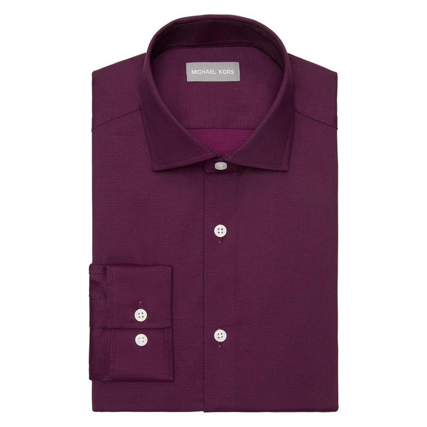 Men's Slim Fit Comfort Stretch Solid Dress Shirt