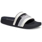 Buttercup Womens Colorblock Man Made Slide Sandals