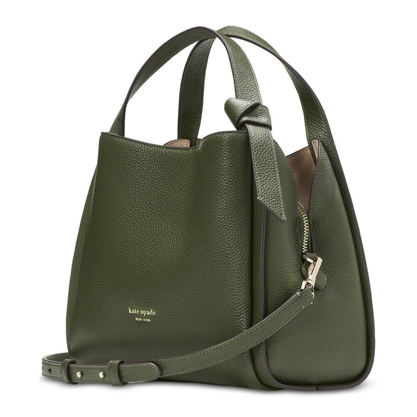 Knott Pebbled Leather Crossbody Tote