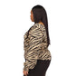 Plus Size Tiger Smock Top