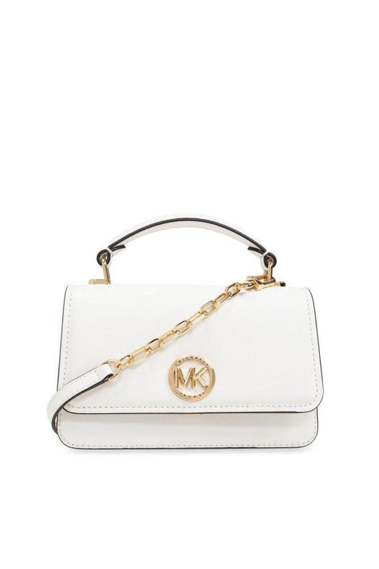 Michael Michael Kors Delancey Logo Plaque Shoulder Bag