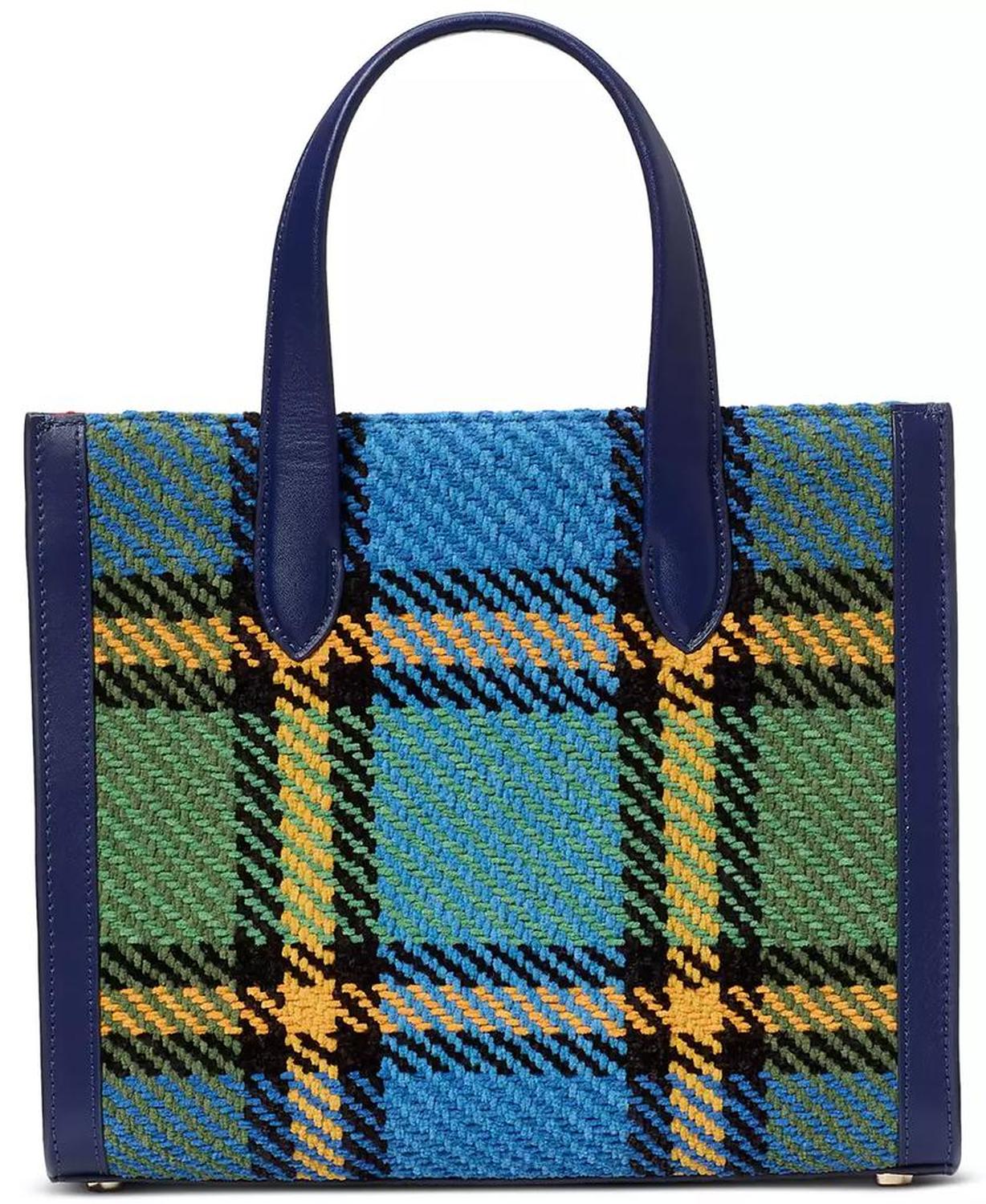 Manhattan Grand Plaid Tweed Medium Tote