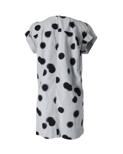 Marc Jacobs Polka Dot Mini Dress in Light Blue Cotton