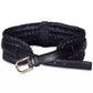 Braided Leather 2-in-1 Belt Set