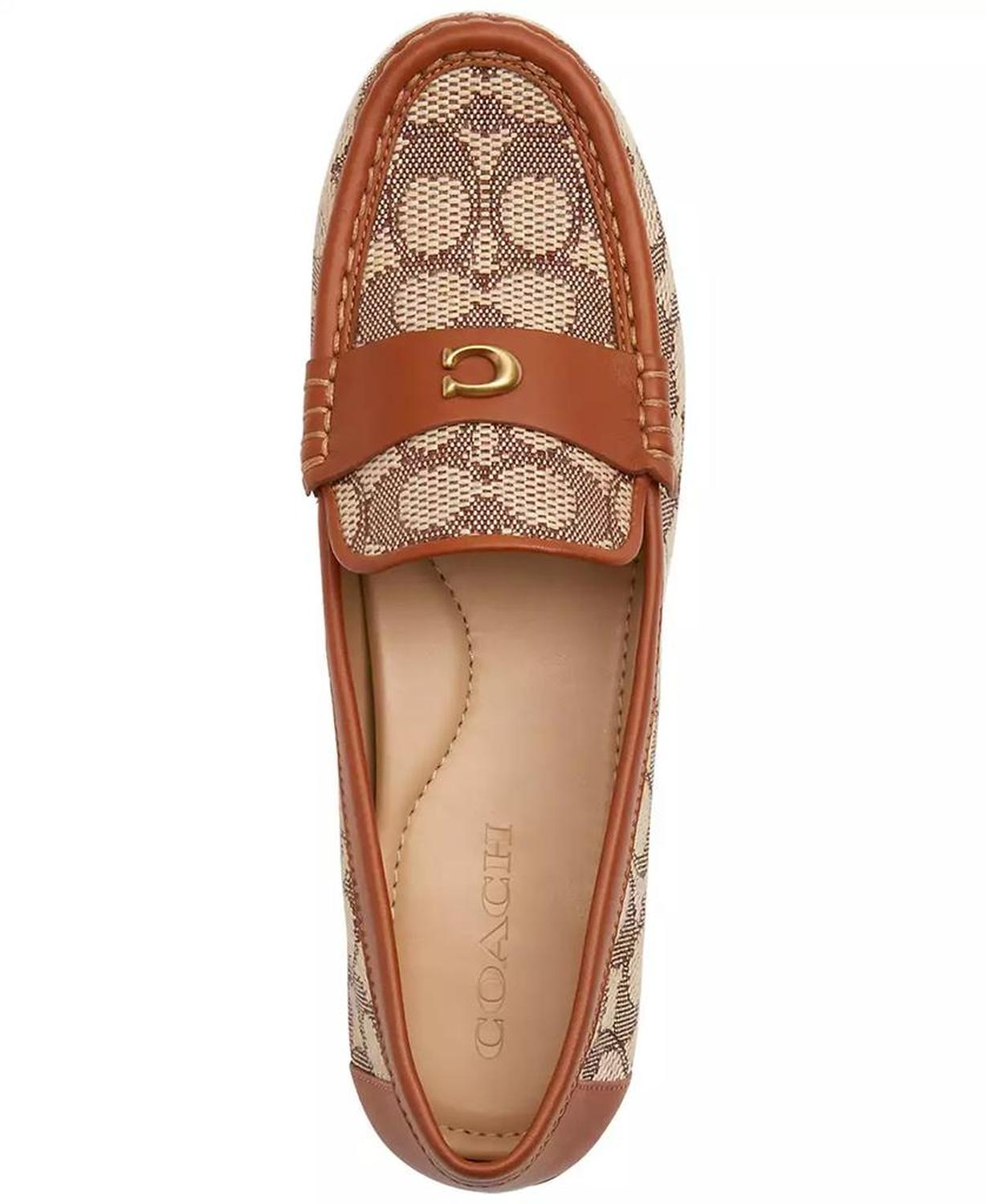 Women's Sculpted C Leather Driver Loafer Flats