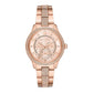 Michael Kors Cooper MK6614 Women's Rose Gold-Tone Quartz 38mm Watch