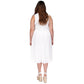 Michael Kors Plus Size Smocked Midi Dress