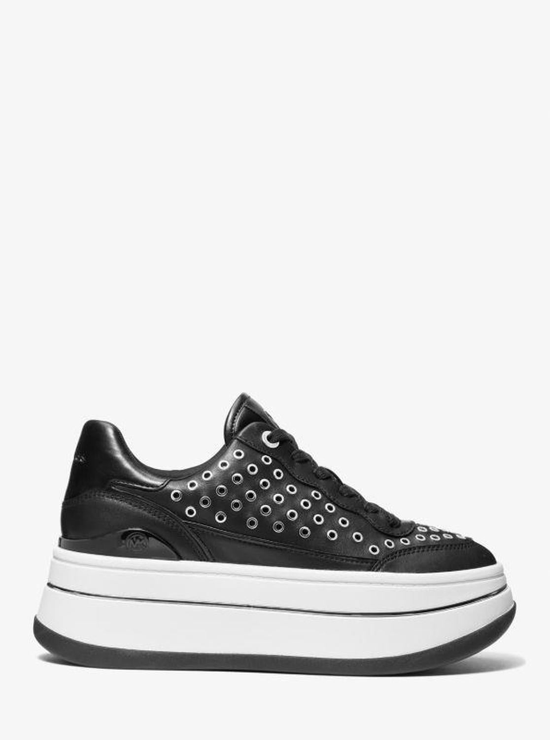 Hayes Grommeted Leather Platform Sneaker