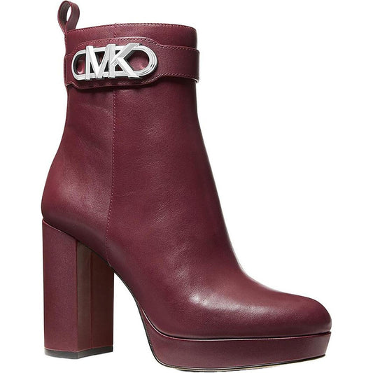 Parker Womens Leather Ankle Booties