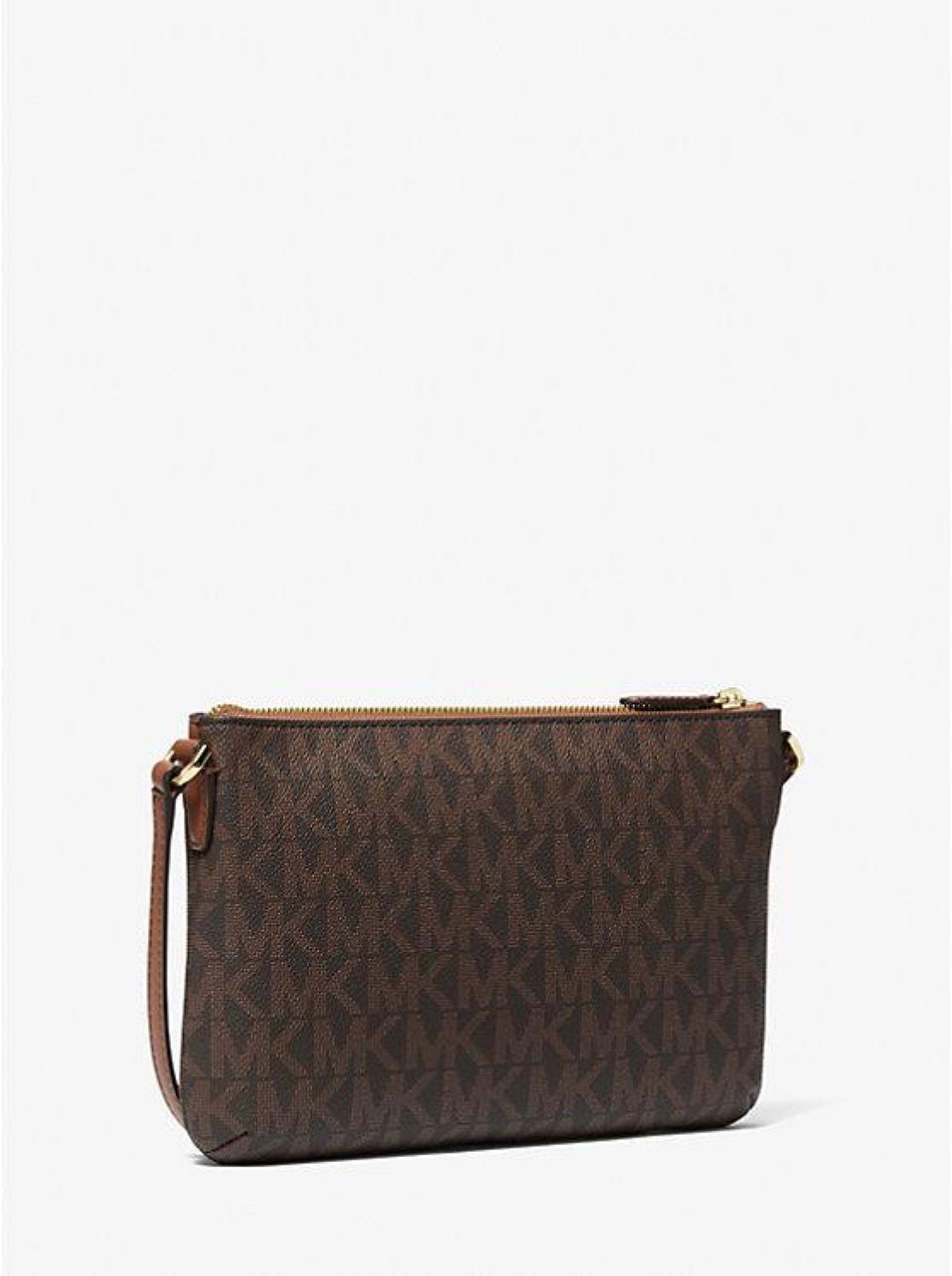 Jet Set Large Signature Logo Crossbody Bag