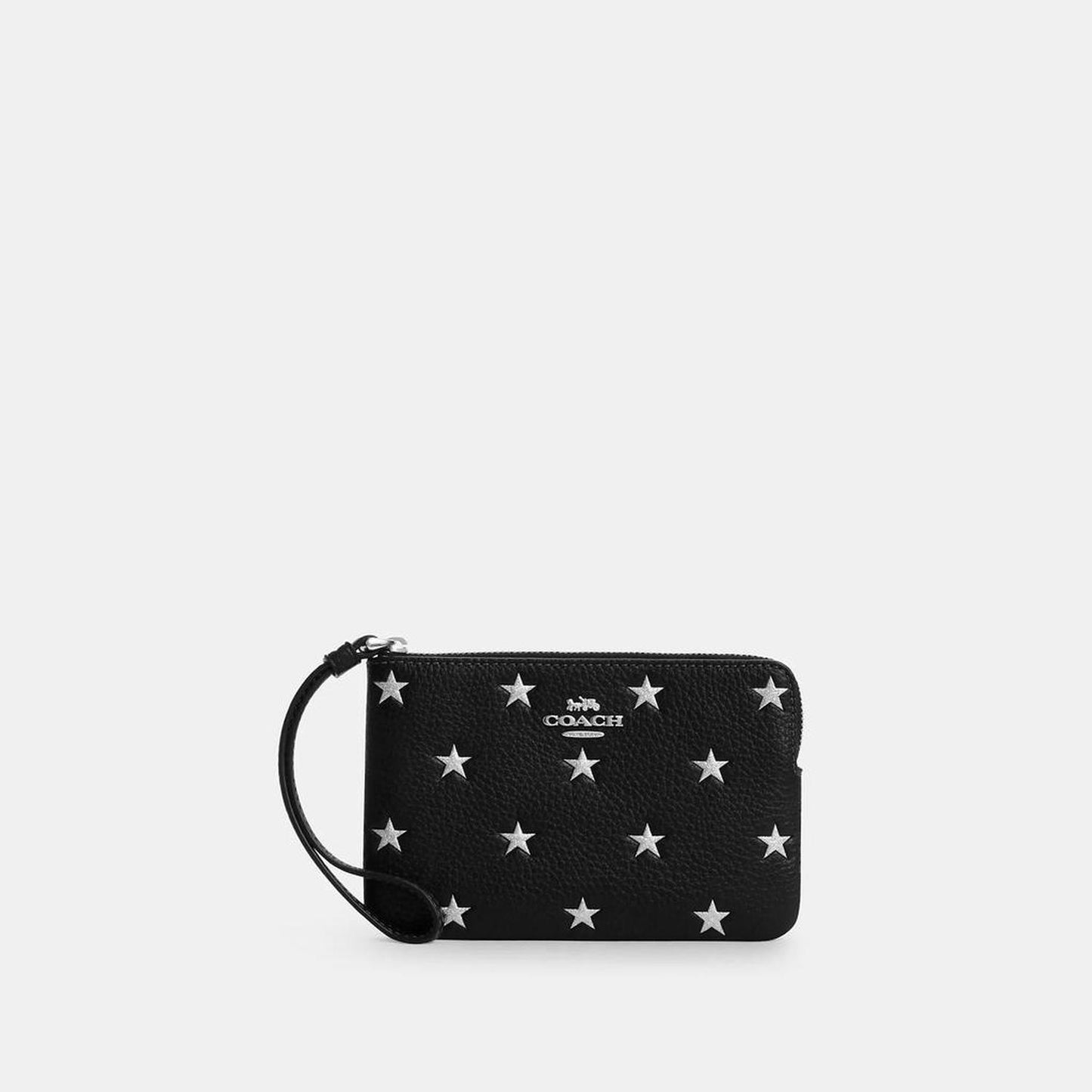 Coach Outlet Corner Zip Wristlet With Star Print