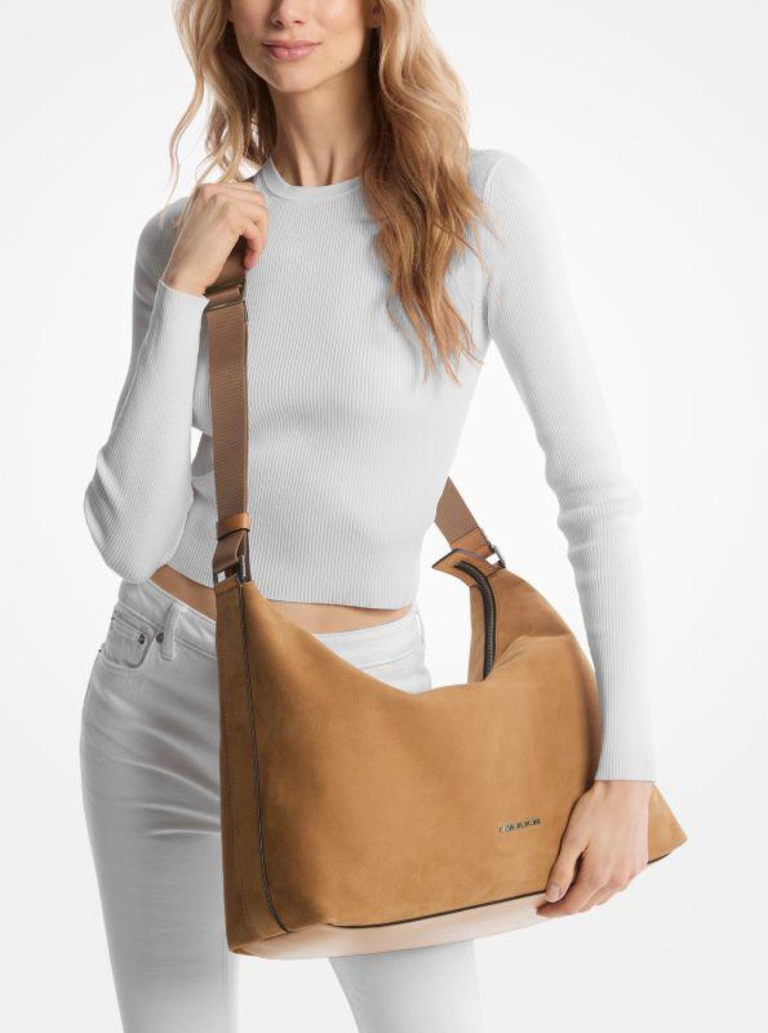 Hudson Nubuck Hobo Bag