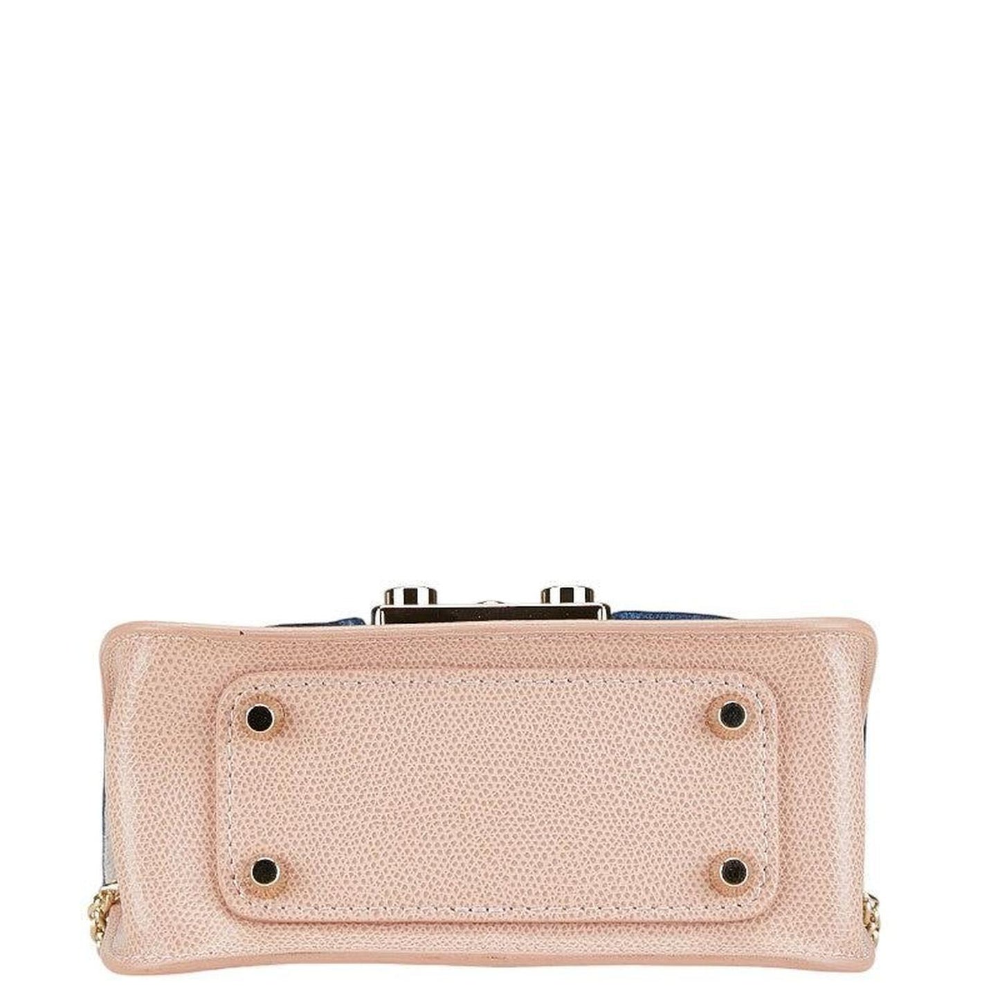 Metropolis Velvet Leather Chain Shoulder Bag