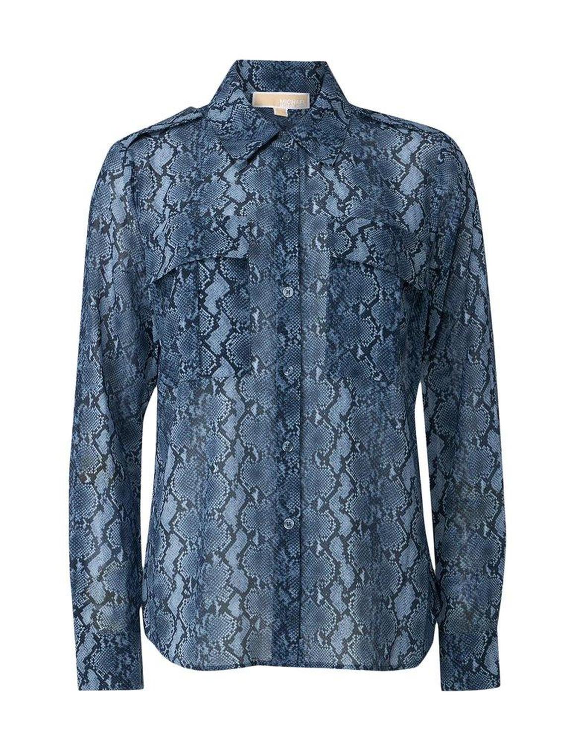 Michael Michael Kors Printed Georgette Blouse