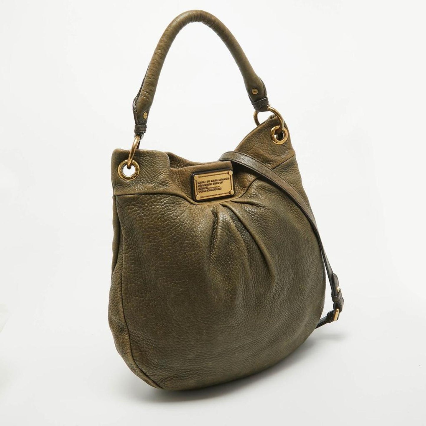 Marc By Marc Jacobs Olive Leather Classic Q Hillier Hobo