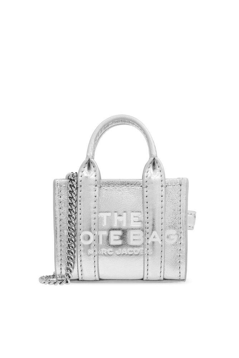 Marc Jacobs The Metallic Nano Tote Charm Keychain