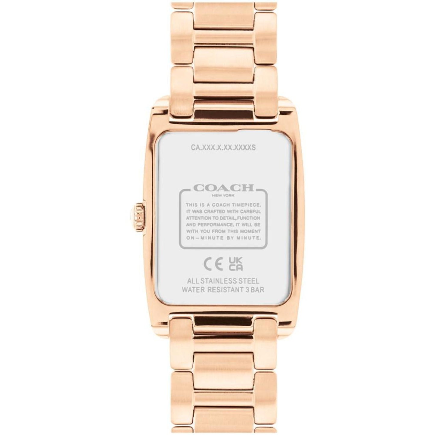 Women's Resse Rose Gold-Tone Stainless Steel Crystal Watch 24mm