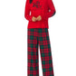 Lauren Ralph Lauren Women's Crew Neck Knit Pajama Set