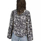 Women's Printed Button-Front Flare-Sleeve Top