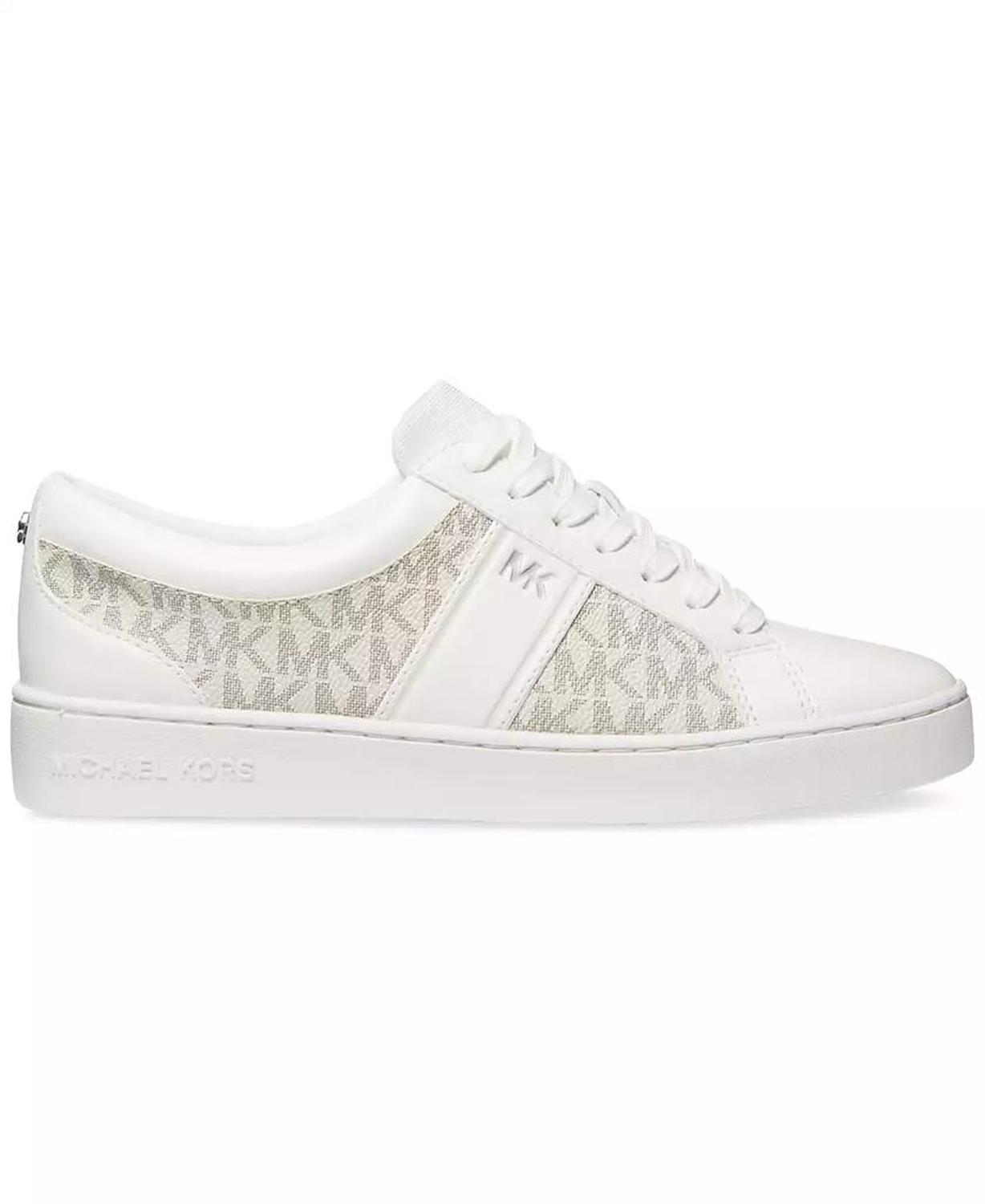 MICHAEL MMK Juno Stripe Lace-Up Low-Top Sneakers