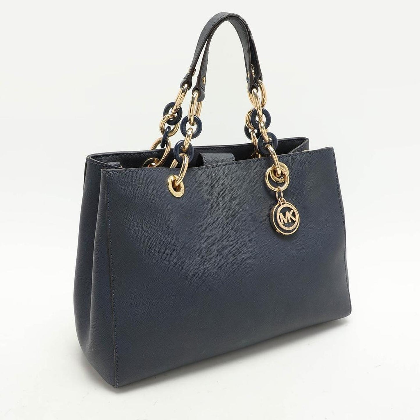 Blue Saffiano Leather Medium Cynthia Tote