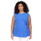 Plus Size Ring Twist Sleeveless Top