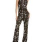 Michael Kors Collection Floral Lace Embellished Jumpsuit