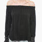 Silk PATTINO Off-Shoulder Blouse