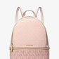 Rhea Medium Color-Block Signature Logo Backpack