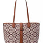 Spade Flower Jacquard Medium Open Tote