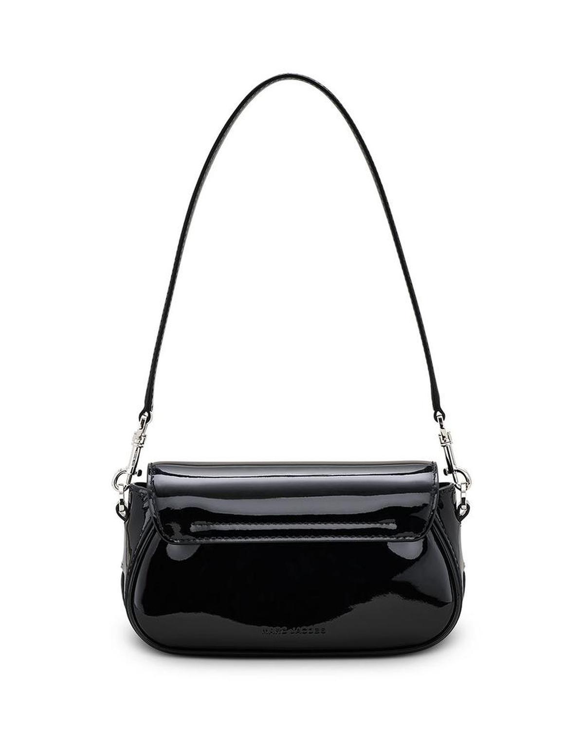 The Patent Leather Clover Shoulder Bag