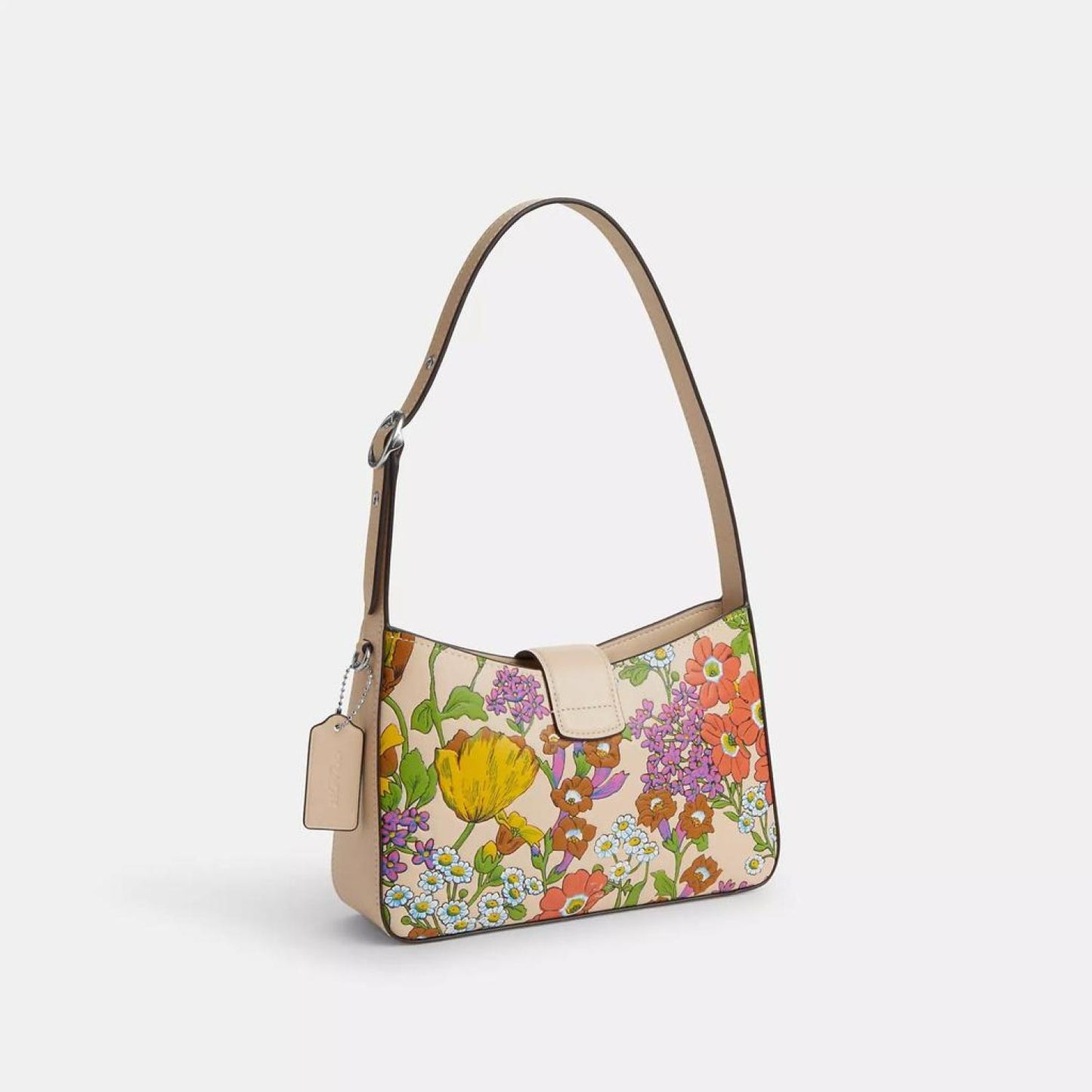 Coach Outlet Eliza Shoulder Bag With Floral Print